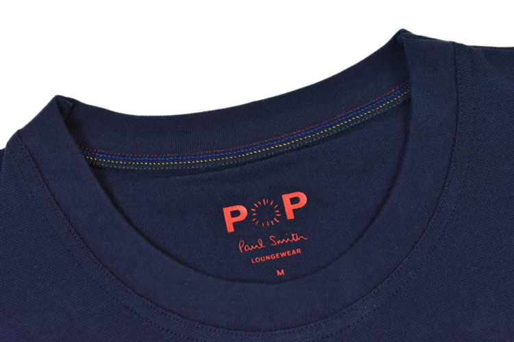 PS PAUL SMITH★半袖 ロゴ クルーネック トップス Tシャツ★紺★ Paul Smith tシャツ 半袖 カットソー ポールスミス POP メンズ