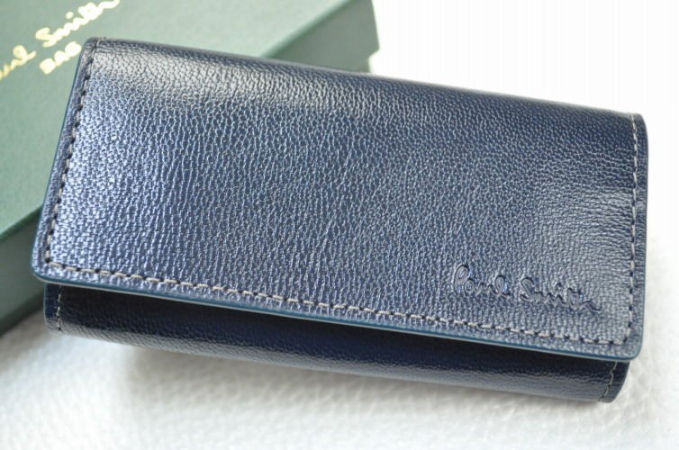 Paul Smith（ポール・スミス） キーケース ネイビー カラーフラッシュ