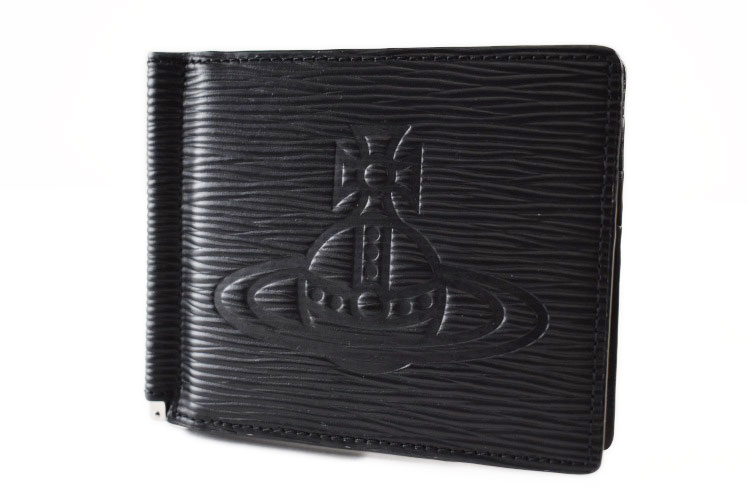 ヴィヴィアンウエストウッド　マネークリップ付き　二つ折り財布 Vivienne Westwood 二つ折り財布 ヴィヴィアン ウエストウッド