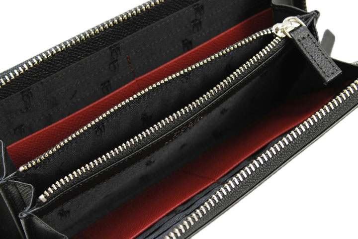 RALPHLAUREN 本革　レザー　長財布　ファスナー cuore777_68-q9356