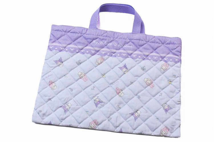 sanrio バッグ キルト レッスンバッグ マイメロディ クロミ