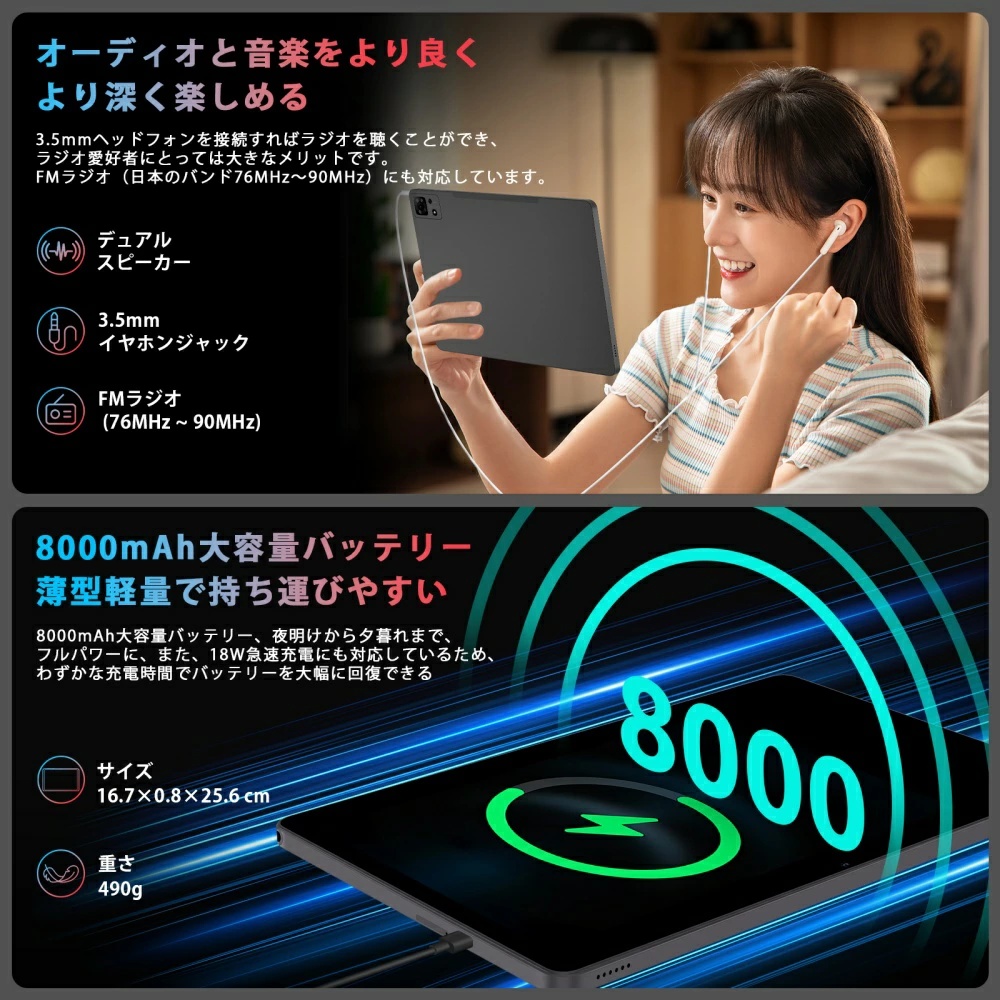 android 15 Avidpad A90S AI版 Helio G99 タブレット 90Hz タブレット