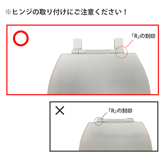 ヒンジの取付