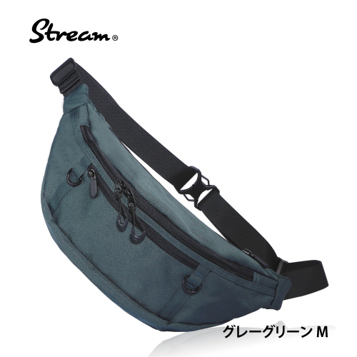 STREAM ボディバッグ M Lサイズ ショルダーバッグ ウエストバッグ 2025