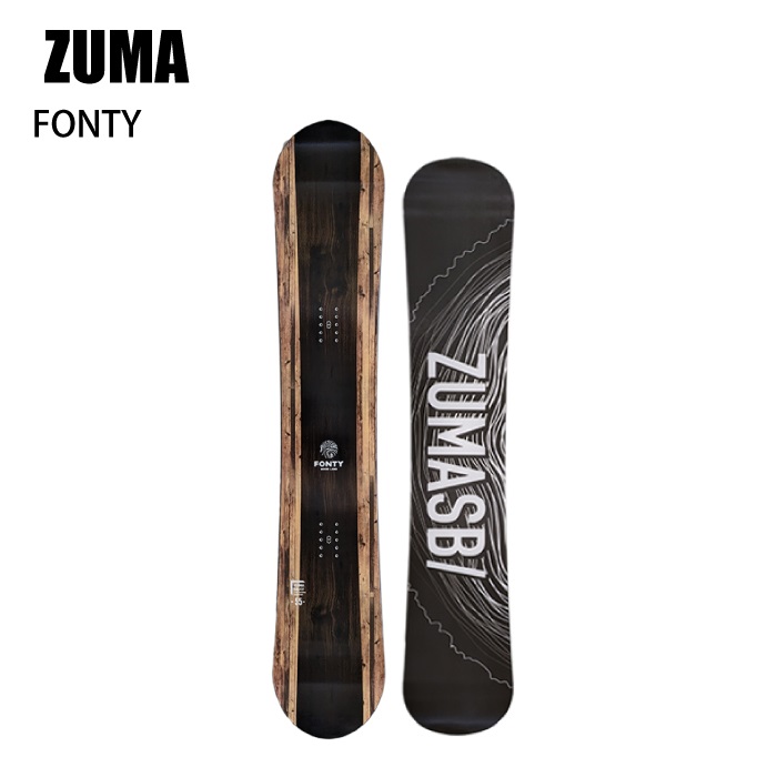 2025 ZUMA ツマ FONTY 24-25 ボード板 スノーボードST 爆買