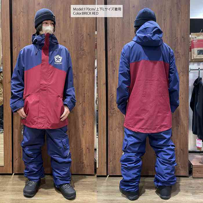 23-24 SESSIONS Lサイズ セッションズ ジャケット JACKET SESSIONS セッションズ VITAL JACKET ORANGE 23-24 ボードウェア