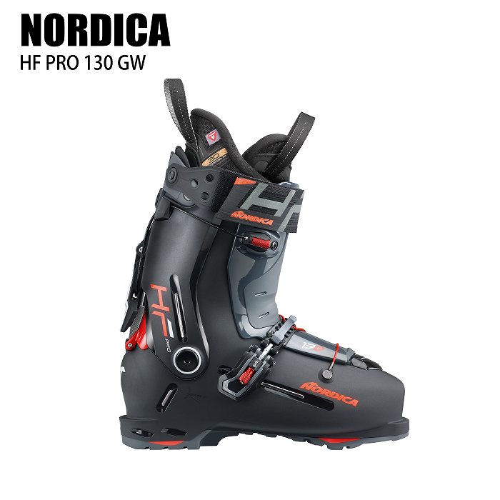 ノルディカ スキーブーツ 2025 NORDICA HF PRO 130 GW BK/ANT/RED エイチエフ リアエントリー 24-25ST