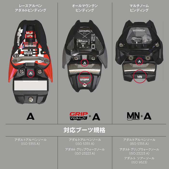 Markerツアービンディング （K2スキー板付き） m50717603044_1.jpg?1704196128