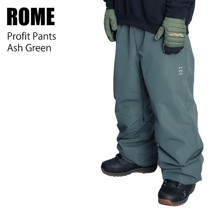ROME ローム PROFIT PANTS ASH GREEN 24-25 ウエア メンズ パンツ