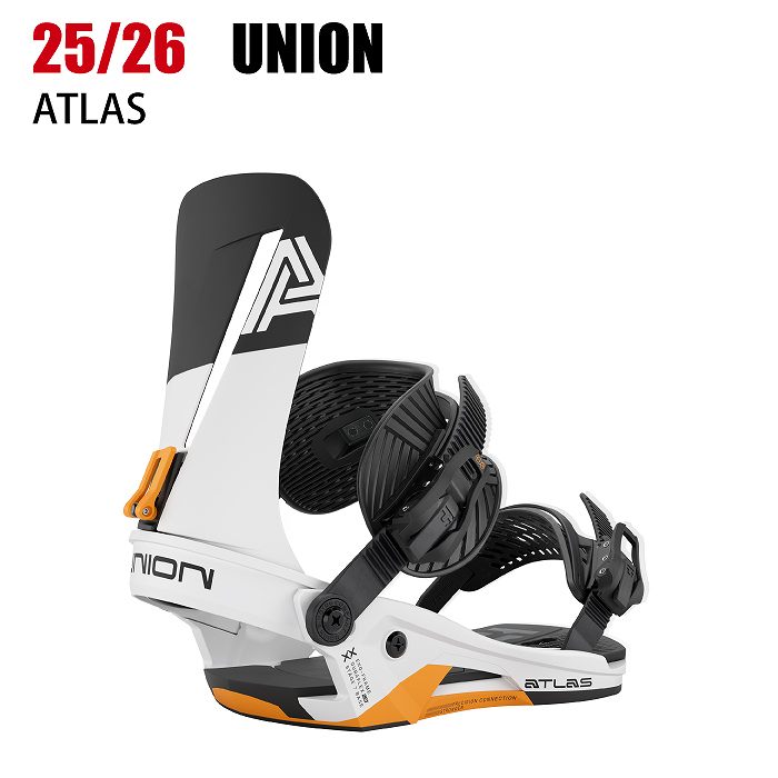 UNION BINDING 2026 ユニオン ATLAS アトラス WHITE/ORANGE 25