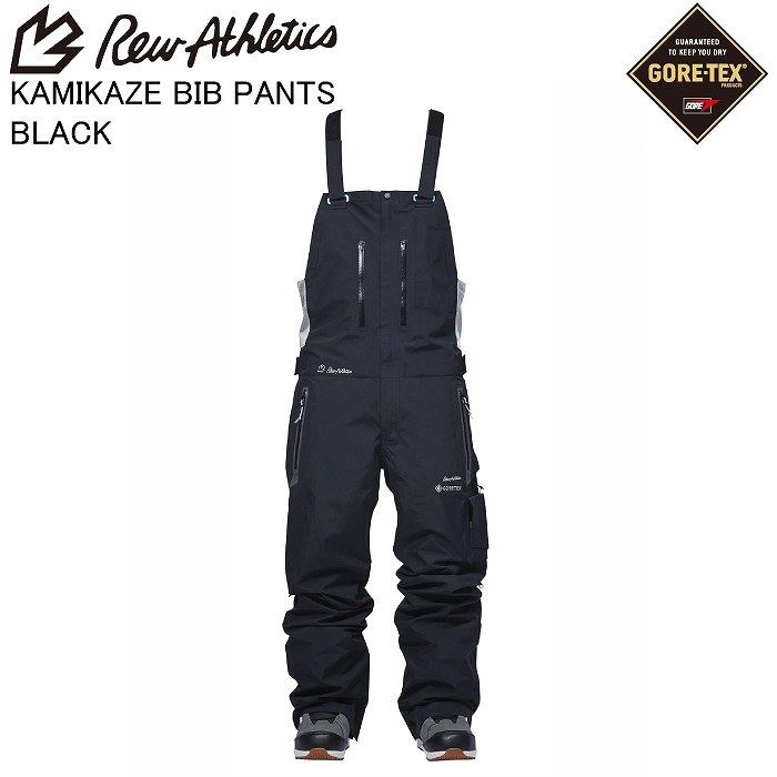 REW ゴアテックス THE KAMIKAZE BIB PANTS　スノーボード REW アールイーダブリュ KAMIKAZE BIB PANTS 20 カミカゼビブパンツ