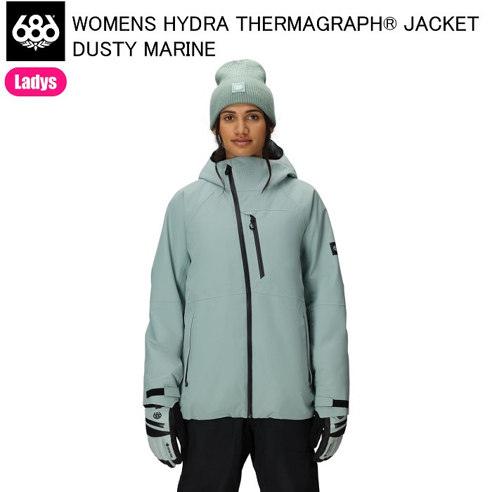 686 M5WN325 HYDRA THERMAGRAPH JACKET DUSTY MARINE スノーボードウェア 686ウェア 25-26 レディース ロクハチロク ジャケット 686 M5WN325 HYDRA THERMAGRAPH JACKET DUSTY MARINE スノーボード