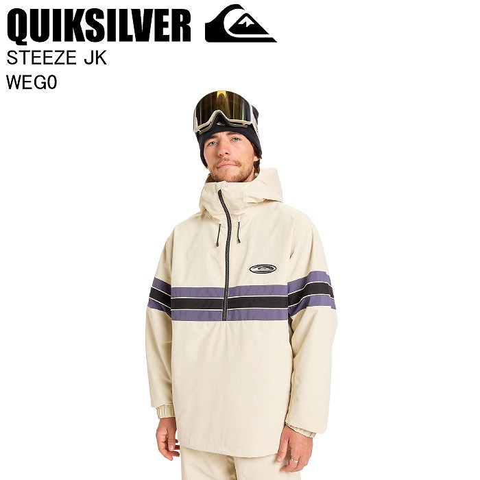 QUIKSILVER クイックシルバー EQYTJ03495 STEEZE JK WEG0 スノーボードウェア ジャケット ウェア スノボ 25-26モデル QUIKSILVER クイックシルバー EQYTJ03495 STEEZE JK WEG0 スノーボード