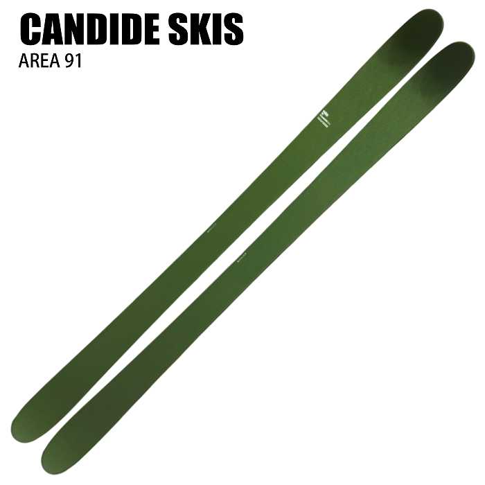 キャンデッド スキー板 2026 CANDIDE SKIS AREA 91 エリア 板単品 25