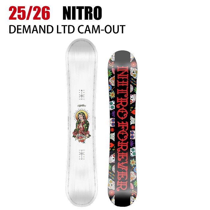 2026 NITRO ナイトロ DEMAND LTD CAM-OUT デマンド 25-26 ボード板