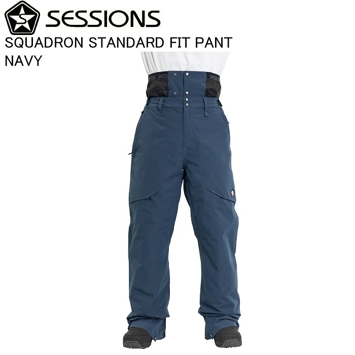 SESSIONS セッションズ SSFW250009 SQUADRON STANDARD FIT PANT NAVY