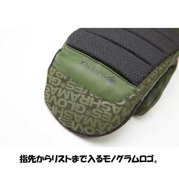 ASHRAM アシュラム ASRM25W09 POD ポッド BEIGE スノーボード グローブ