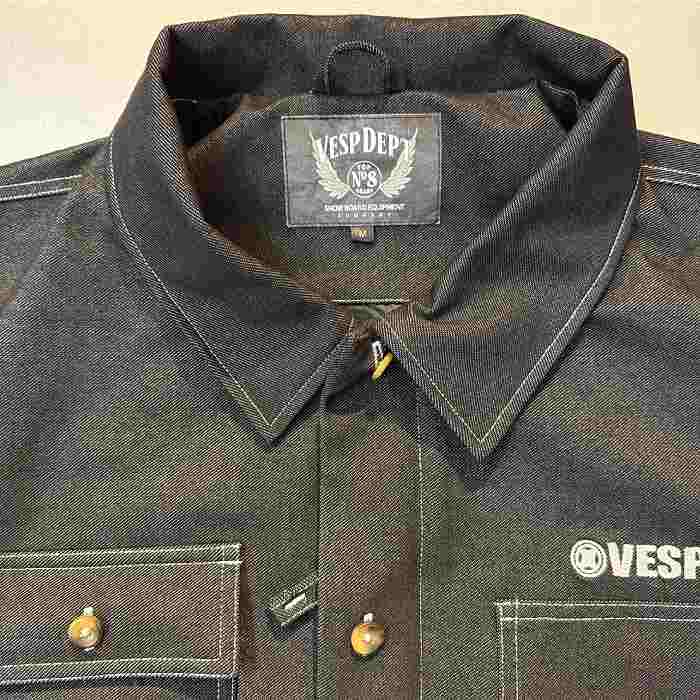 VESP（ベスプ） VPMJ1071 Denim Coverall Jacket BK スノーボード