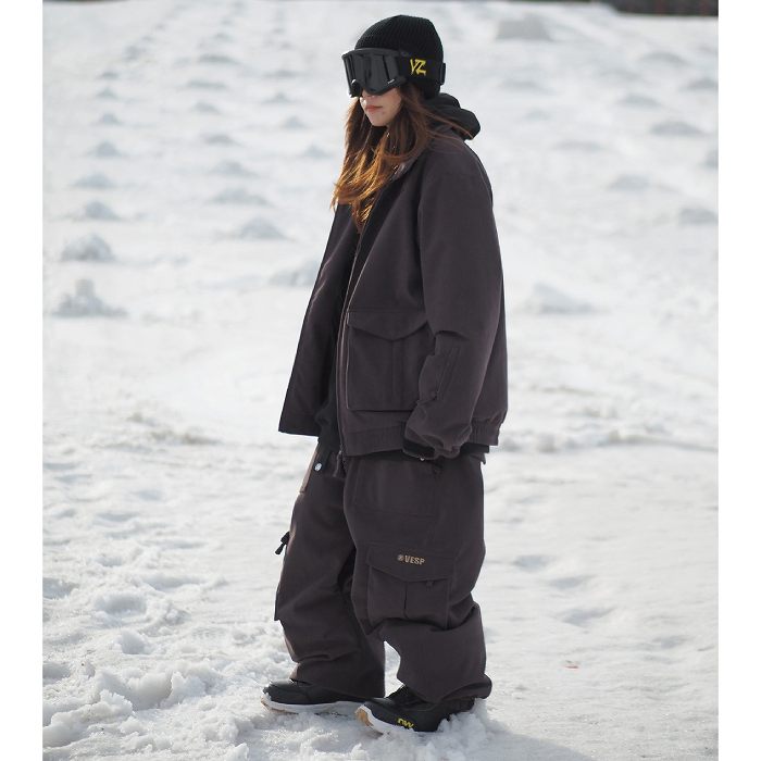 VESP ベスプ VPMP1059C Corduroy Wide Jogger Cargo Pants BR