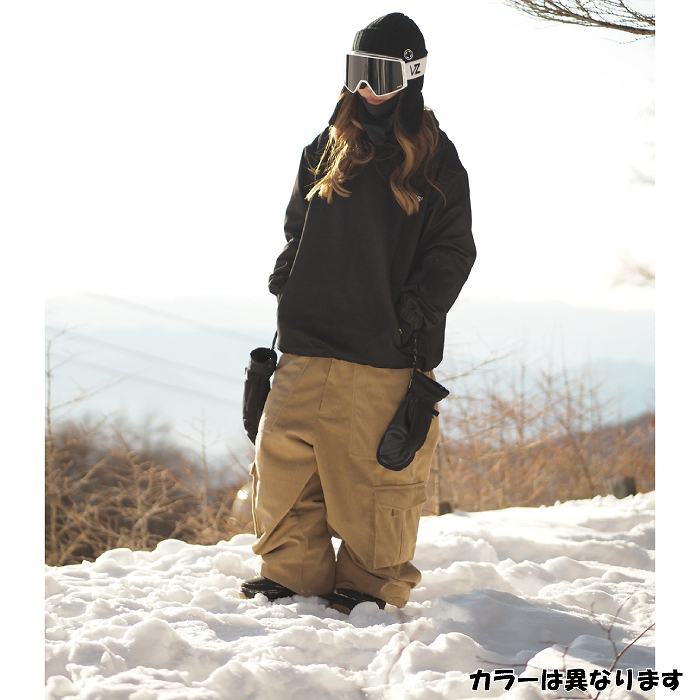 VESP ベスプ VPMP1065C Twoway Corduroy Wide Jogger Bib Cargo BK