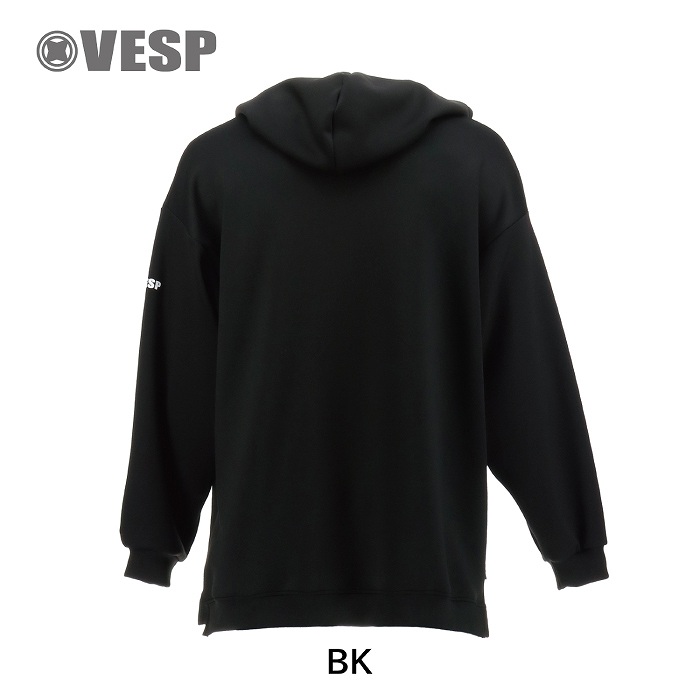 VESP ベスプ VPMS1037 Diamond-shaped Logo Stretch Knit Parka BK