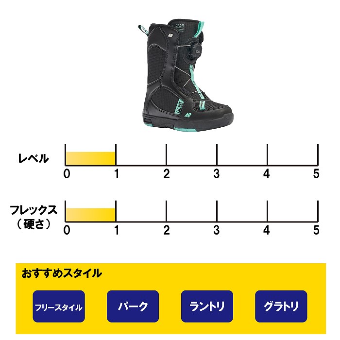 2026 K2 ケーツー LIL KAT リルキャット BLACK 25-26 ジュニア ユース