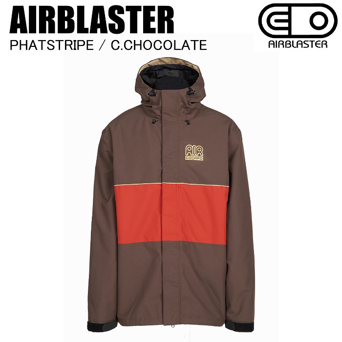 AIRBLASTER エアブラスター AB26MJKT_1046 PHATSTRIPE JACKET C.CHOCOLAT スノーボードウェア ジャケット エアブラ 25-26モデル AIRBLASTER エアブラスター AB26MJKT_1046 PHATSTRIPE JACKET C