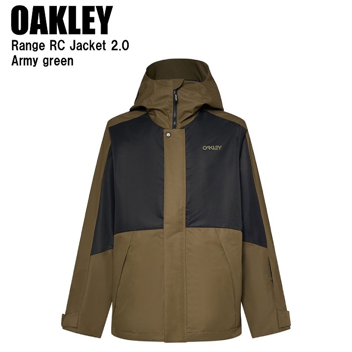 OAKLEY オークリー FOA406098 RANGE RC JACKET 2.0 ARMY GREEN スキー