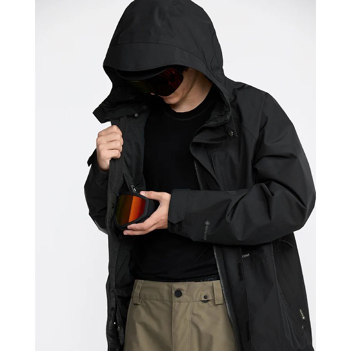 VOLCOM ボルコム G0652605 DUA GORE-TEX JACKET BLK スキー