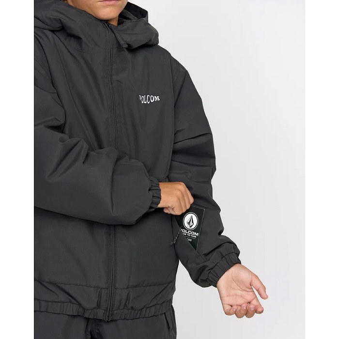 Volcom スノーボードウェア ジャケット(XL)＆パンツ(L)セット VOLCOM ボルコム I0452600 CHAOS FZ JACKET BLK スキー スノーボード