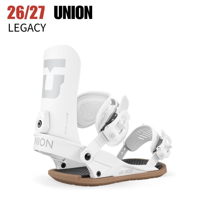 スノーボード　UNION ホワイト ビンディング UNION BINDING 2027 UNION ユニオン LEGACY レガシー WHITE 26-27