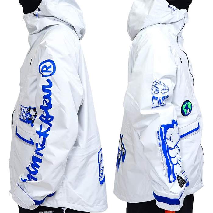 MTN.ROCK STAR マウンテンロックスター H 3 JACKET WHITE COMIC