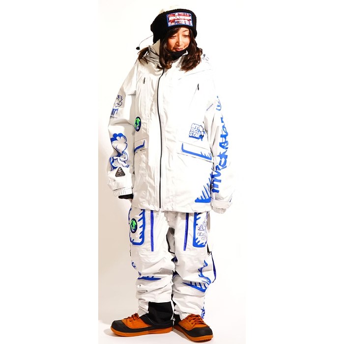MTN.ROCK STAR マウンテンロックスター H 3 JACKET WHITE COMIC