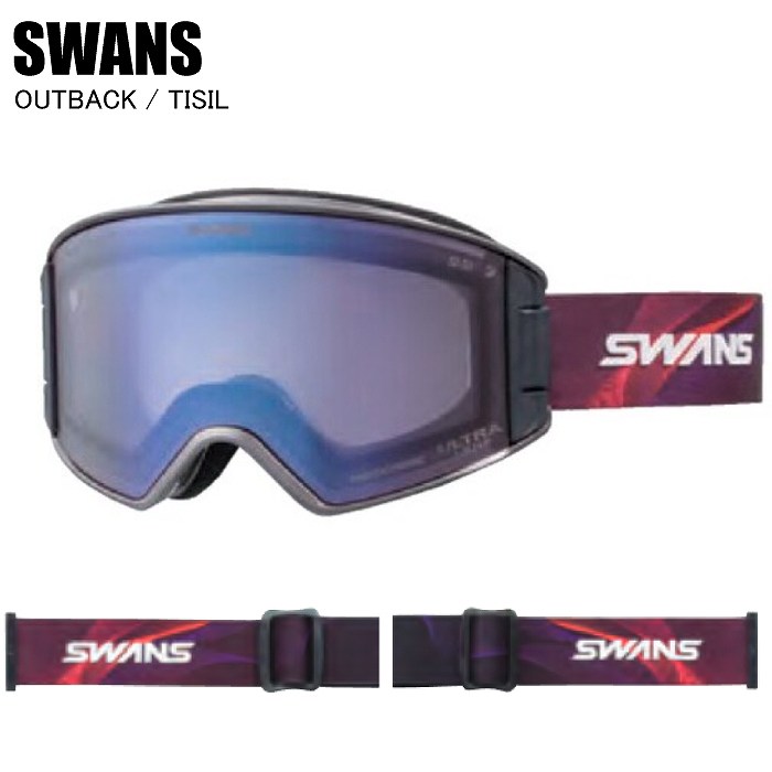 swansスワンズスキーゴーグルOUTBACK OB-MDH-CU-LP2024 SWANS（スワンズ） OUTBACK アウトバック TISIL OB-MDH-CU-LP スキー