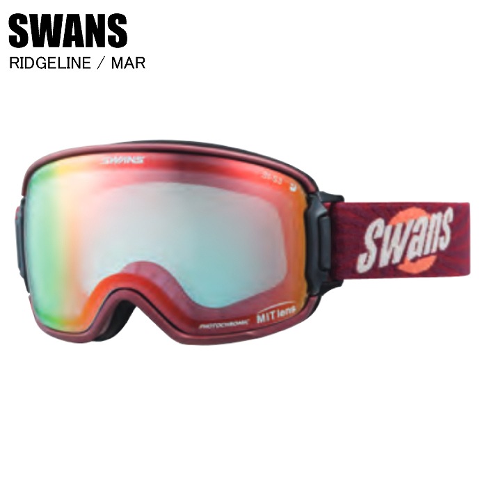 スキー・スノーボードアクセサリー SWANS RIDGELINE-MDH-CMIT-RD SWANS（スワンズ） RIDGELINE リッジライン MAR RL-MDH-CMIT-RD スキー