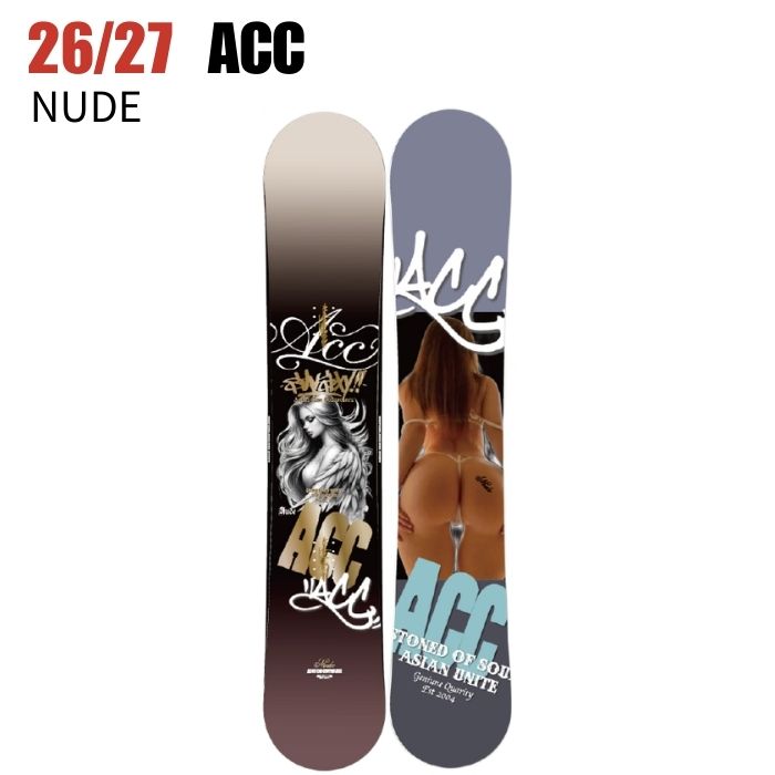 2027 ACC エーシーシー NUDE ヌード 26-27 ボード板 スノーボードST