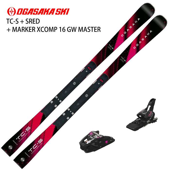 【cats】OGASAKA オガサカ TC-S 165cm +COMP16 OGASAKA（オガサカ） [特典付][スキー2点セット]オガサカ スキー板