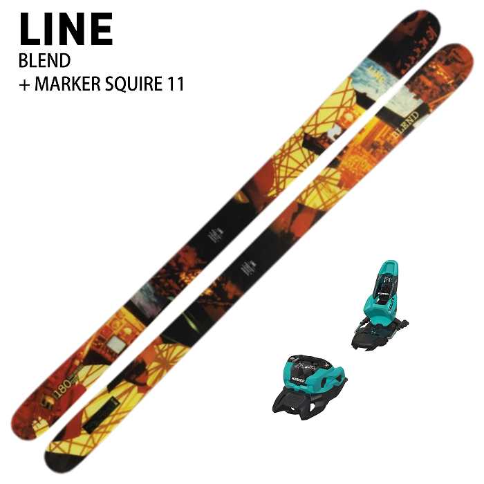 特典付][スキー2点セット]ライン スキー板 2027 LINE BLEND + MARKER