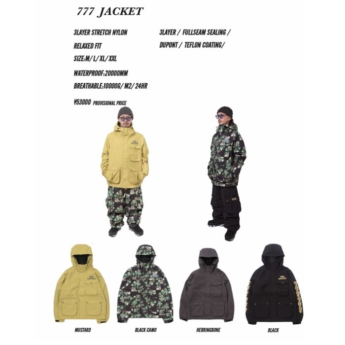 NOMADIK（ノマディック） 777 JACKET スリーセブンジャケット BLACK