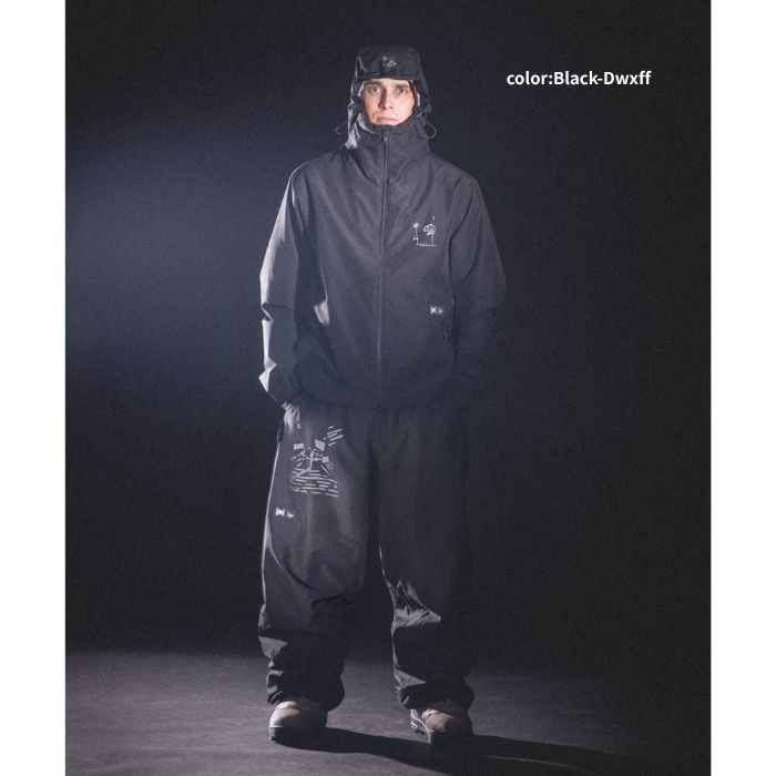 L1 エルワン CHROMA PANT クロマ パンツ Black Dwxff スノーボード
