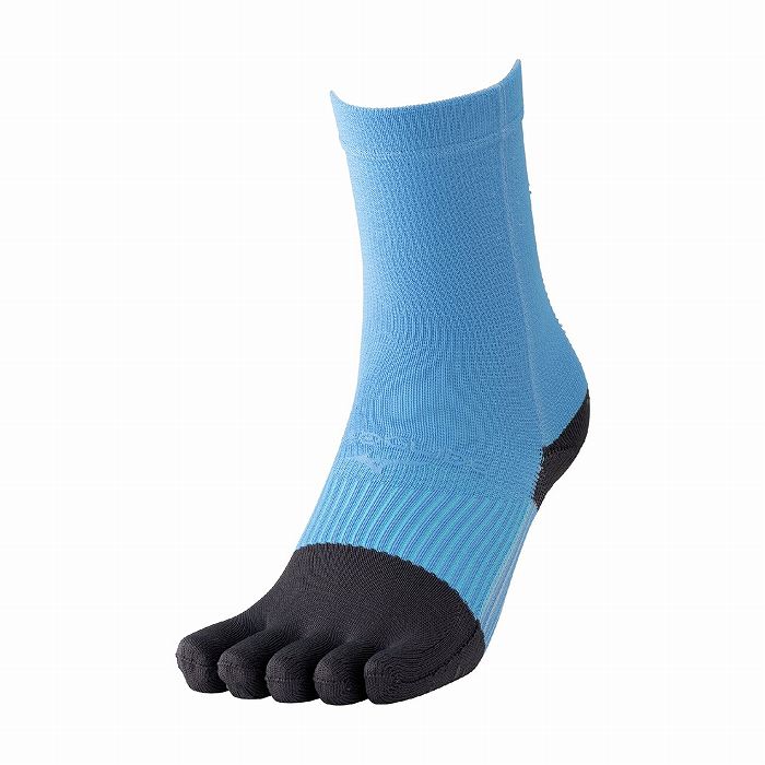 新品未使用 SKYLRK ソックス ブルー　ホワイト　2足セット　ジャスティン MIZUNO（ミズノ） ZEROGLIDE NEO SHORT SOCKS 5本指 P2MXC010 サッカー