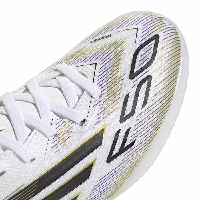 adidas（アディダス） F50 LEAGUE TF J(ホワイト×ブラック×ゴールド