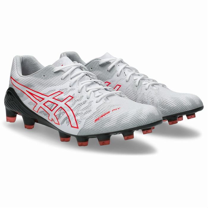 新品未使用★アシックス DS LIGHT ACROS3／WHITE 25.5㎝ ASICS（アシックス） DS LIGHT ACROS 3(ホワイト×フラッシュレッド
