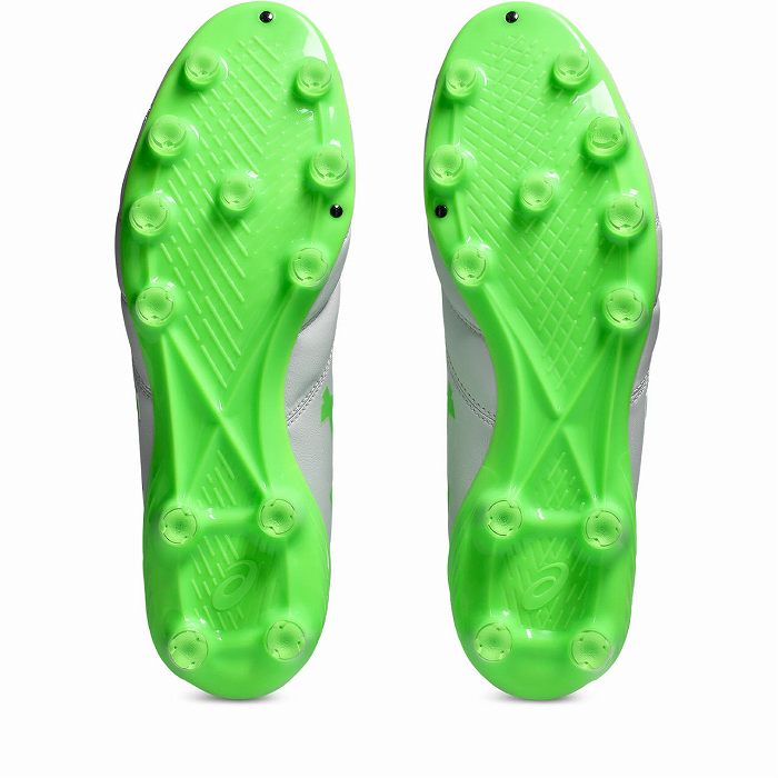 ASICS（アシックス） DS LIGHT X-FLY 6(ホワイト×グリーンゲッコー