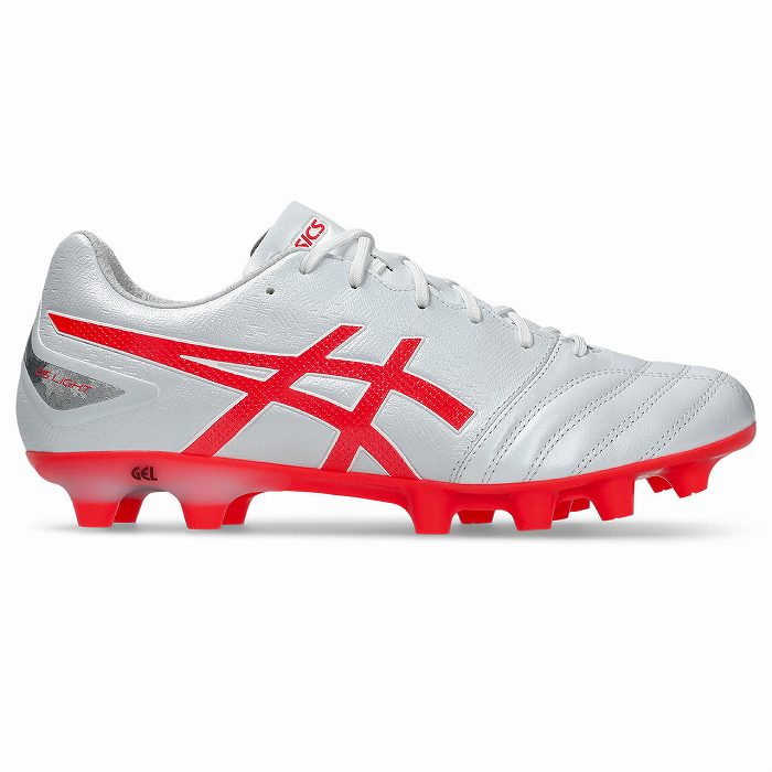 ASICS（アシックス） DS LIGHT PRO WIDE(ホワイト×フラッシュレッド