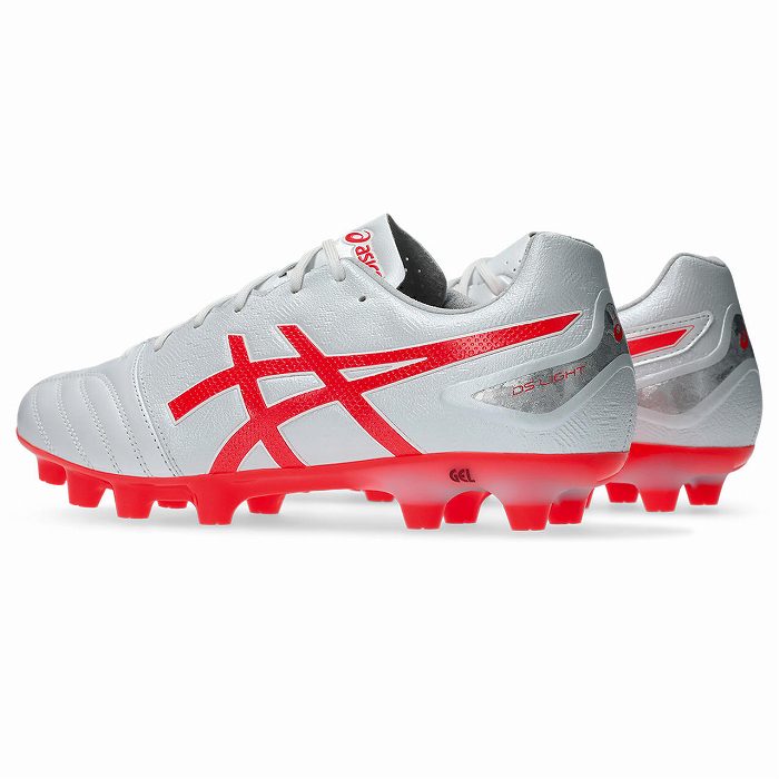 ASICS（アシックス） DS LIGHT PRO WIDE(ホワイト×フラッシュレッド