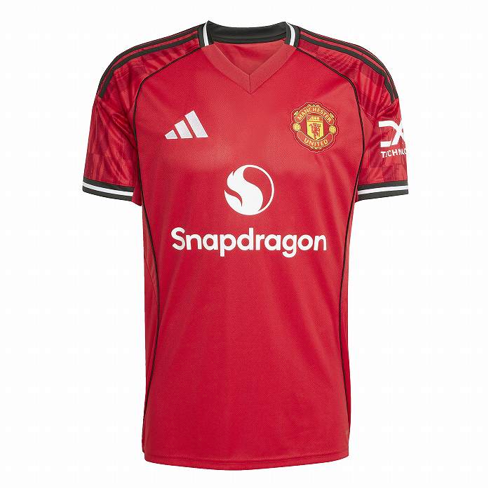 アディダス マンチェスターU 超オーバーサイズ　ユニフォーム 赤 adidas（アディダス） マンチェスターユナイテッド 25-26 ホーム 半袖