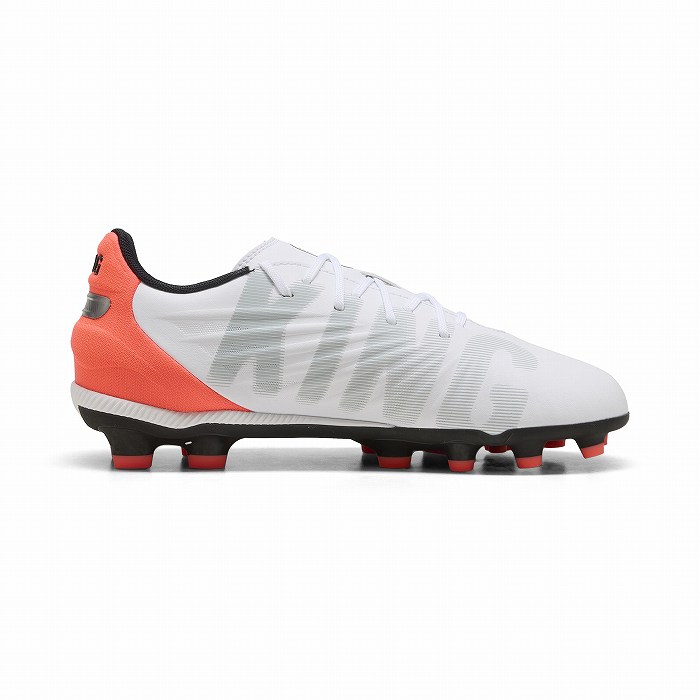 PUMA（プーマ） キング マッチ HG +Mid JR(ホワイト×シルバー×オレンジ