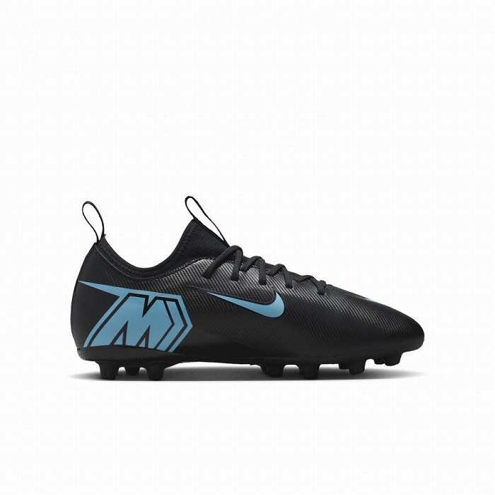 Nike Air Zoom スパイクシューズ ブラック　タティスjrモデル NIKE（ナイキ） JR ZOOM ヴェイパー 16 ACADEMY HG(ブラック×サックス