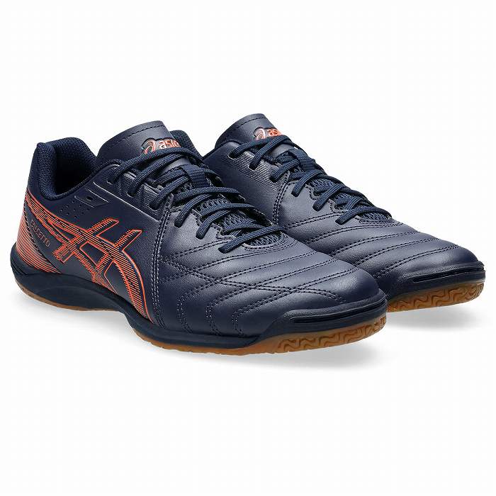 ASICS（アシックス） CALCETTO WD 9(ネイビー×オレンジ) 1113A037 401